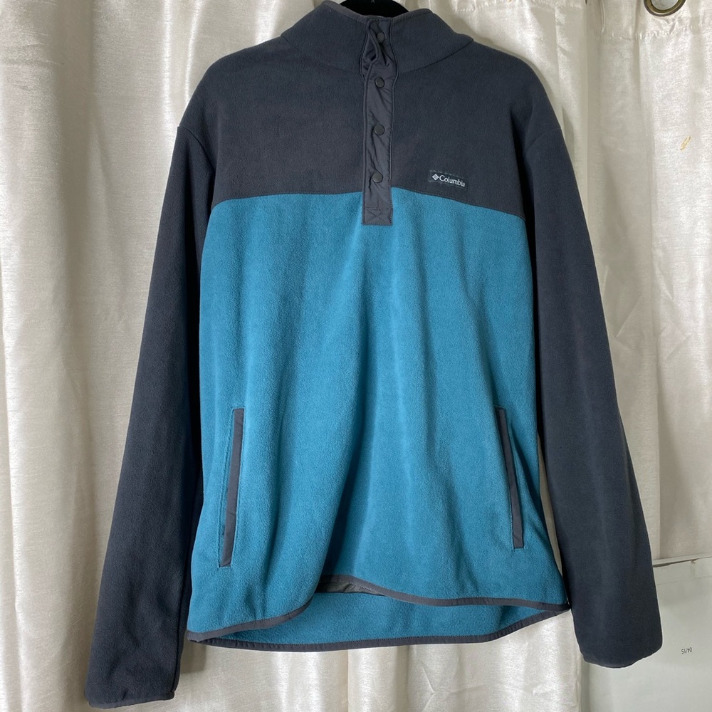 Columbia half snap fleece jacket men’s